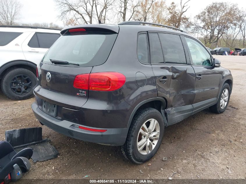 VIN WVGBV7AX5GW592335 2016 Volkswagen Tiguan, S no.4