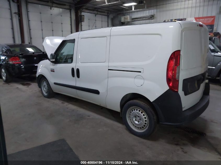 2019 Ram Promaster City Tradesman VIN: ZFBHRFAB7K6N93631 Lot: 40854196