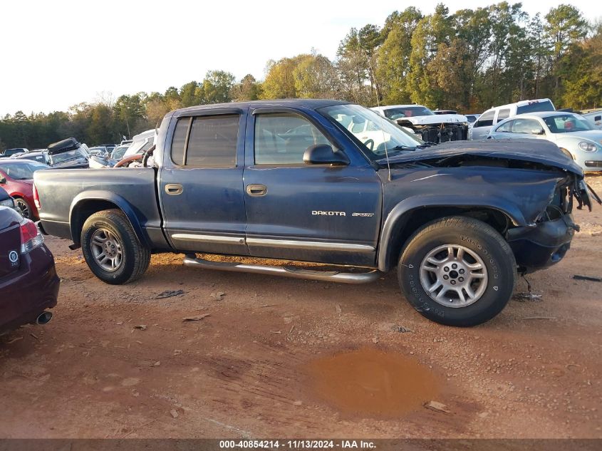 2002 Dodge Dakota Sport VIN: 1B7HL38N02S529175 Lot: 40854214