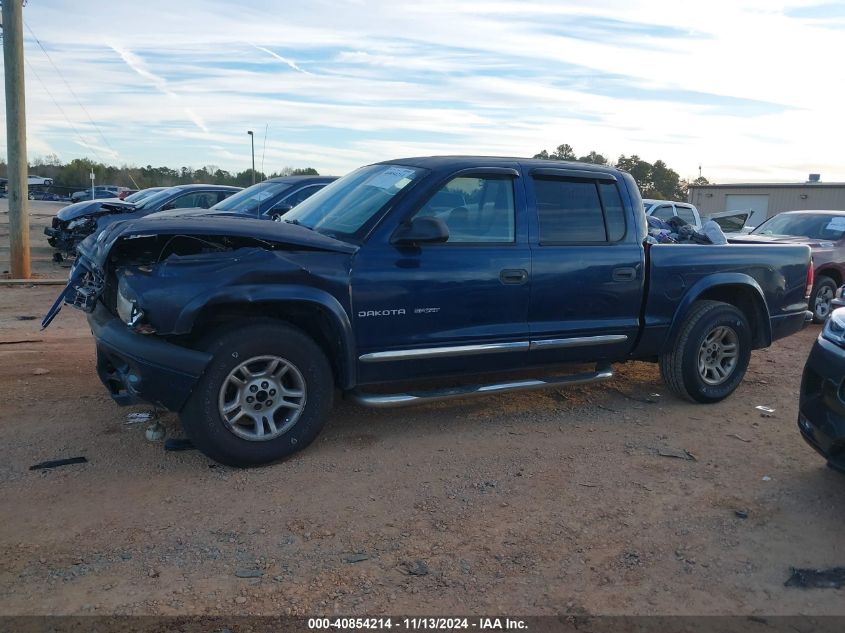 2002 Dodge Dakota Sport VIN: 1B7HL38N02S529175 Lot: 40854214