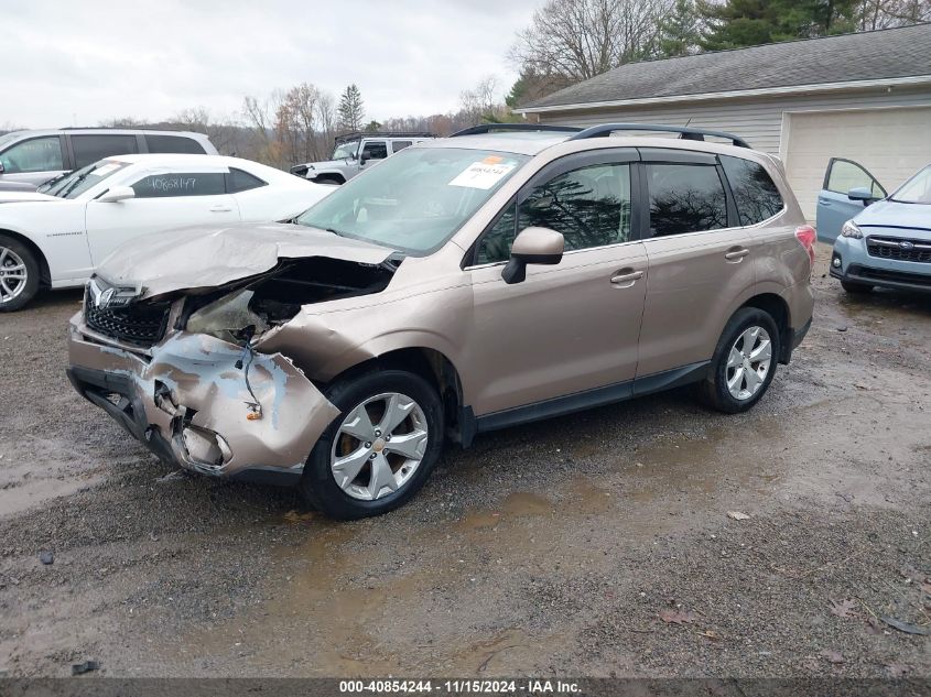 2015 Subaru Forester 2.5I Limited VIN: JF2SJAHC0FH560865 Lot: 40854244