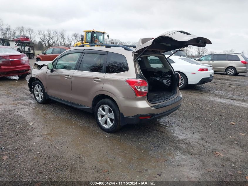 2015 Subaru Forester 2.5I Limited VIN: JF2SJAHC0FH560865 Lot: 40854244