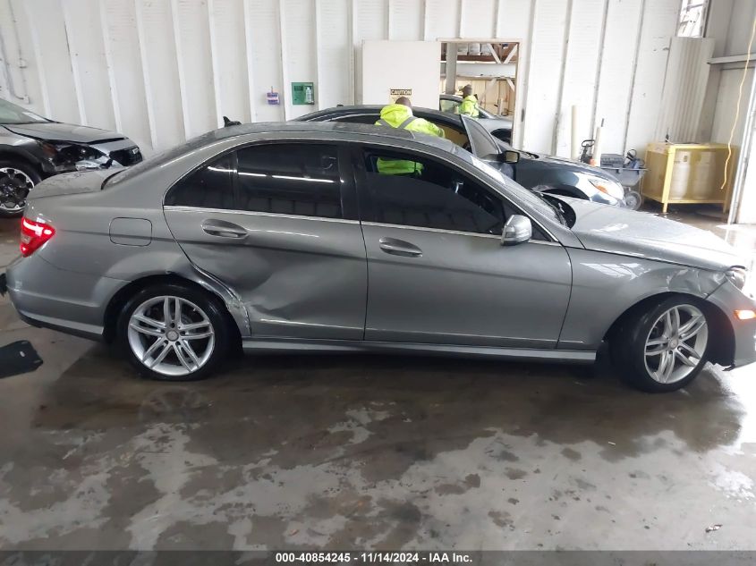 2013 Mercedes-Benz C 250 Luxury/Sport VIN: WDDGF4HB1DR295496 Lot: 40854245