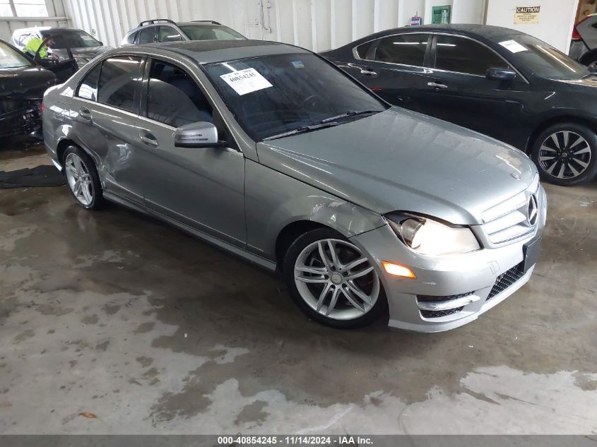 VIN WDDGF4HB1DR295496 2013 MERCEDES-BENZ C 250 no.1