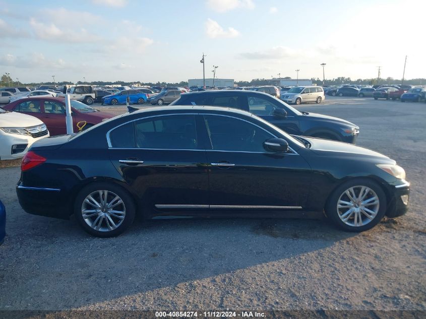 2012 Hyundai Genesis 4.6 VIN: KMHGC4DF0CU155524 Lot: 40854274