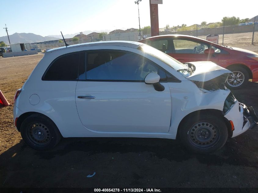 2015 Fiat 500 Pop VIN: 3C3CFFAR7FT733478 Lot: 40854278