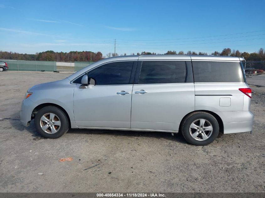 2013 Nissan Quest Sv VIN: JN8AE2KP1D9067966 Lot: 40854334