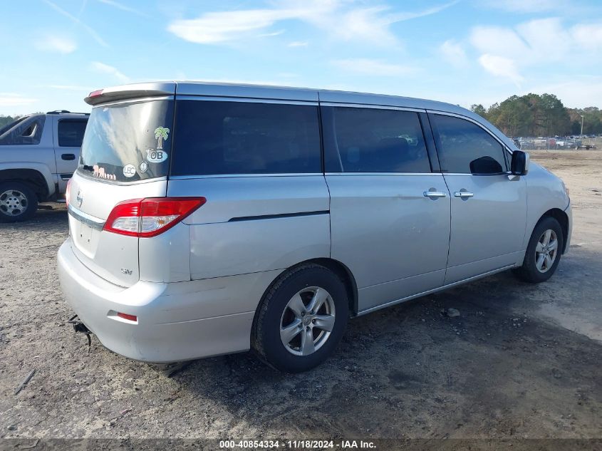 2013 Nissan Quest Sv VIN: JN8AE2KP1D9067966 Lot: 40854334