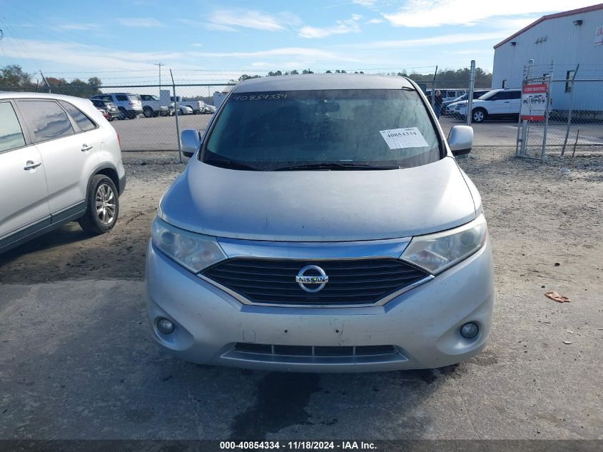 2013 Nissan Quest Sv VIN: JN8AE2KP1D9067966 Lot: 40854334