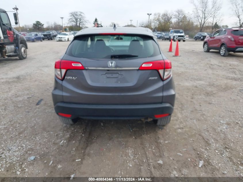 2022 Honda Hr-V Awd Lx VIN: 3CZRU6H33NM774495 Lot: 40854346