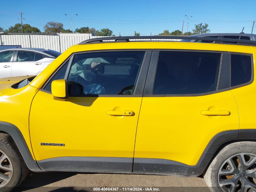 2018 Jeep Renegade Latitude Fwd VIN: ZACCJABB1JPH70945 Lot: 40854367