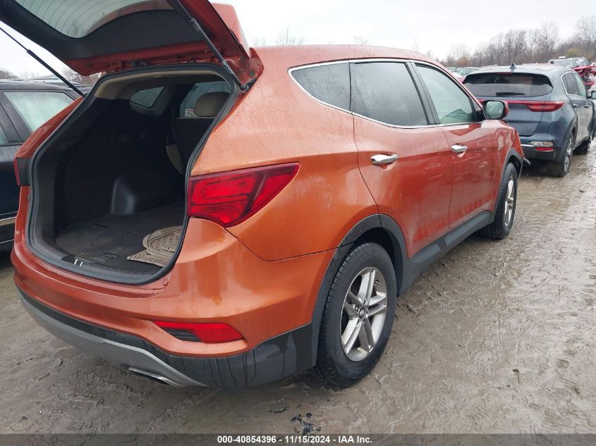 VIN 5XYZT3LB6JG512497 2018 Hyundai Santa Fe, Sport... no.4