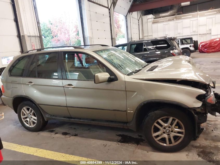 2004 BMW X5 3.0I VIN: 5UXFA13514LU23872 Lot: 40854399