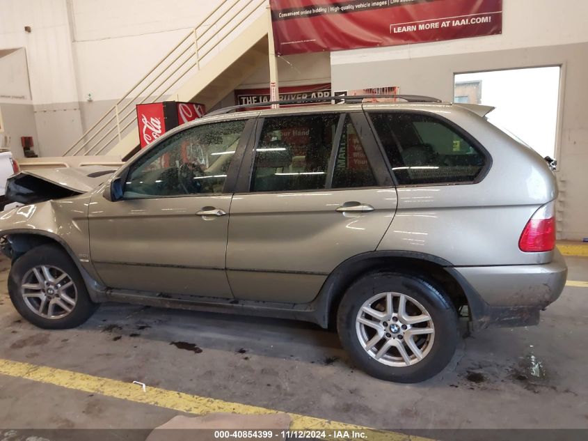 2004 BMW X5 3.0I VIN: 5UXFA13514LU23872 Lot: 40854399