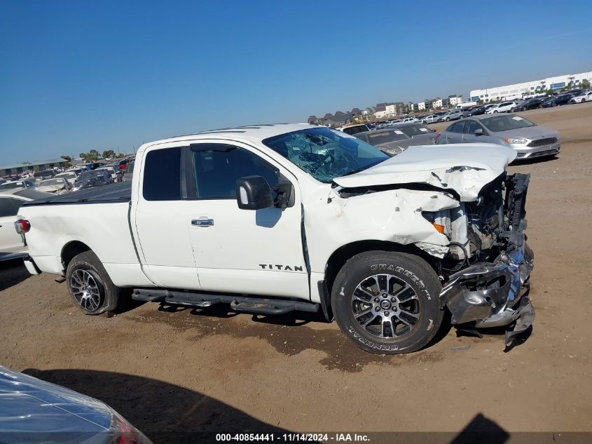 2021 Nissan Titan Sv 4X4 VIN: 1N6AA1CDXMN517592 Lot: 40854441