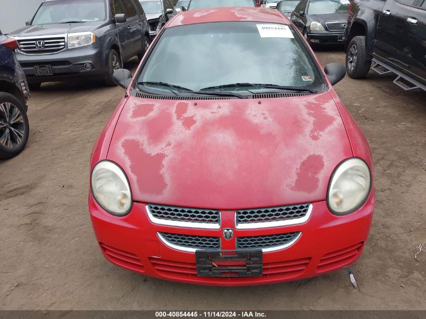 2004 Dodge Neon Se VIN: 1B3ES26C24D558669 Lot: 40854445