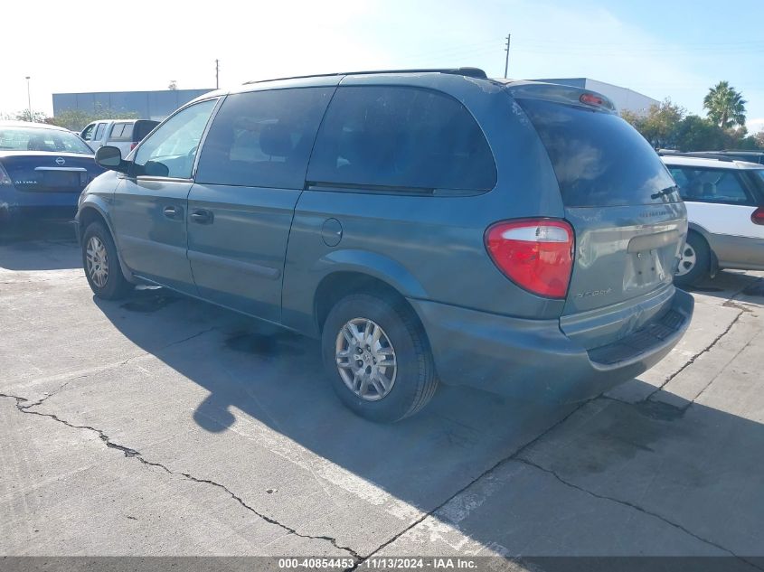 2005 Dodge Grand Caravan Se VIN: 1D4GP24R25B397403 Lot: 40854453