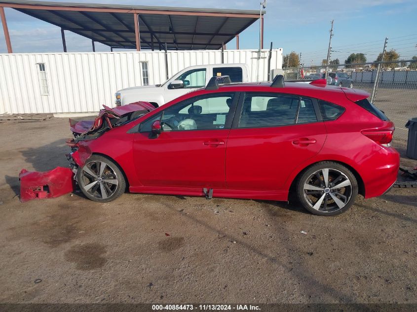 2018 Subaru Impreza 2.0I Sport VIN: 4S3GTAM64J3717527 Lot: 40854473