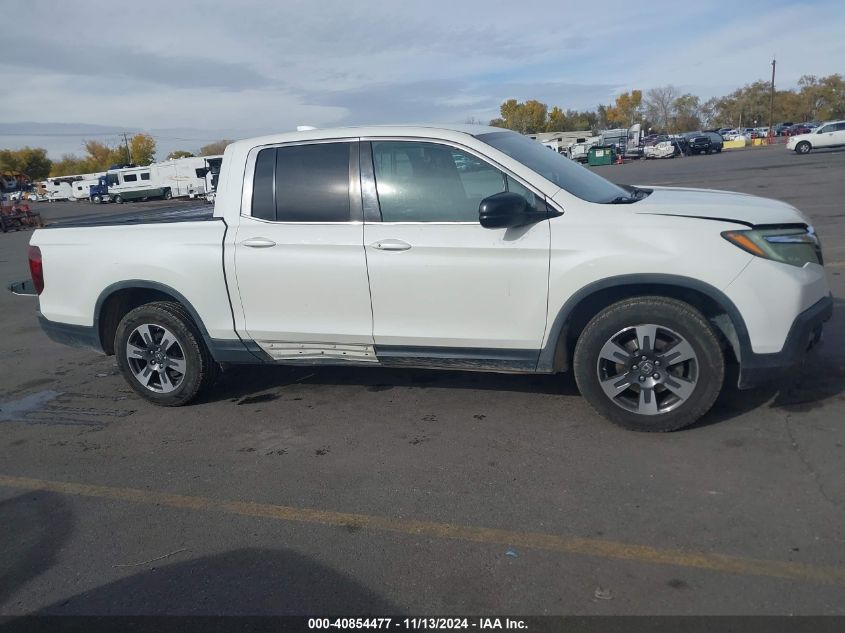 2018 Honda Ridgeline Rtl-T VIN: 5FPYK3F65JB014304 Lot: 40854477