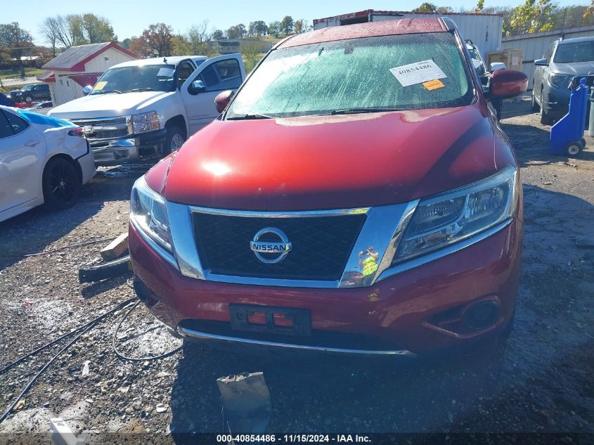 2015 Nissan Pathfinder S VIN: 5N1AR2MN3FC600834 Lot: 40854486