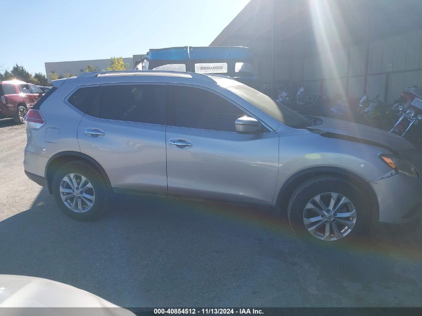 2016 Nissan Rogue Sv VIN: 5N1AT2MTXGC771100 Lot: 40854512