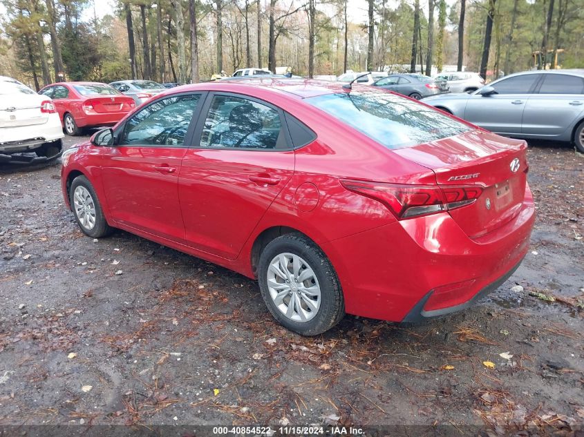 2020 Hyundai Accent Se VIN: 3KPC24A6XLE106467 Lot: 40854522