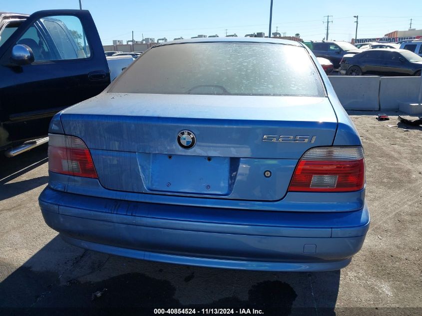 2002 BMW 525Ia VIN: WBADT434X2GY42088 Lot: 40854524