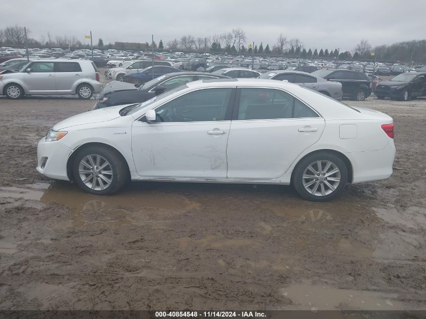 2014 TOYOTA CAMRY HYBRID XLE - 4T1BD1FK0EU115964