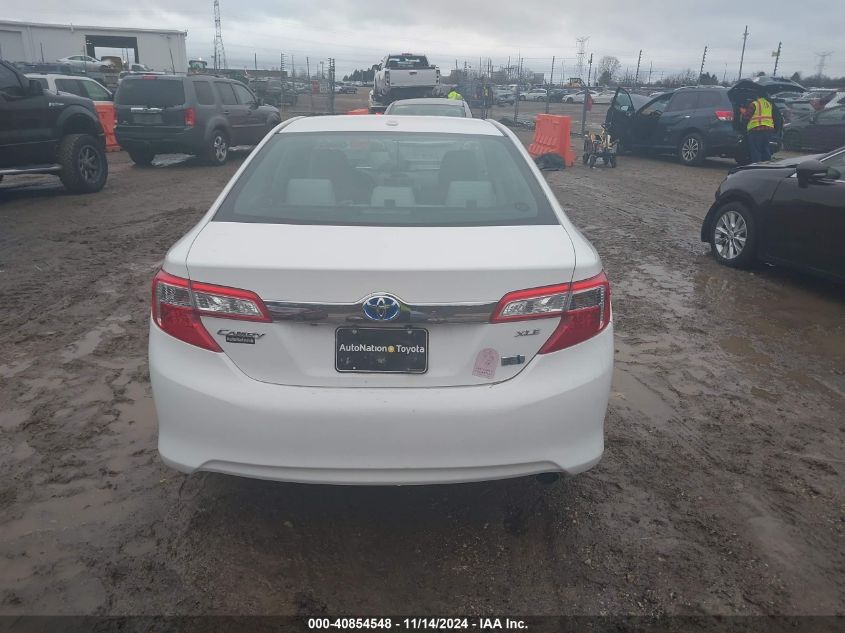 2014 Toyota Camry Hybrid Xle VIN: 4T1BD1FK0EU115964 Lot: 40854548