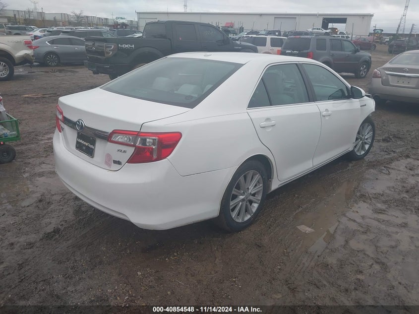 2014 TOYOTA CAMRY HYBRID XLE - 4T1BD1FK0EU115964