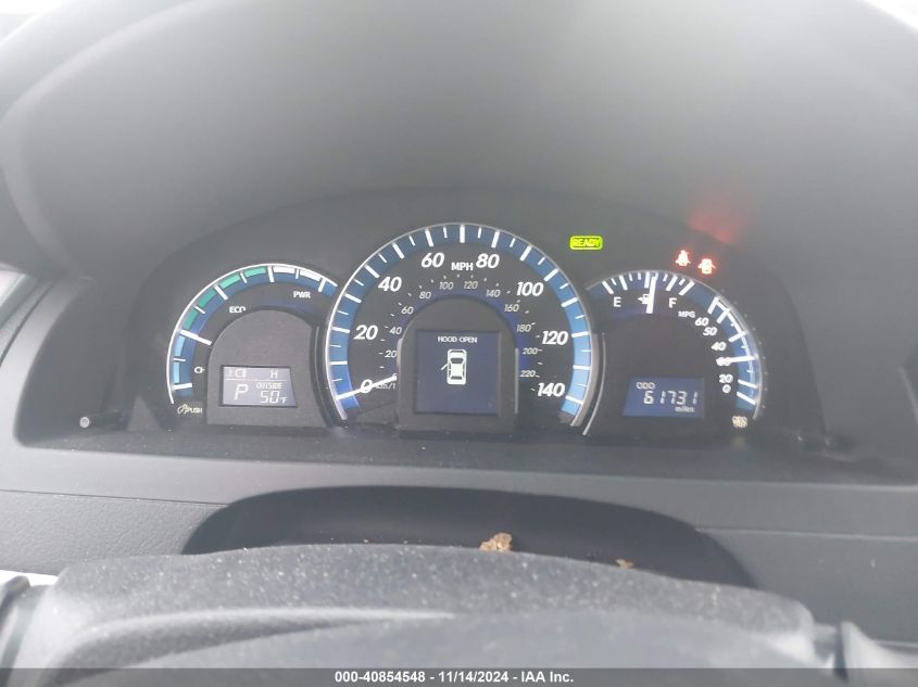 2014 TOYOTA CAMRY HYBRID XLE - 4T1BD1FK0EU115964