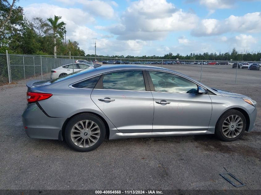 2015 HYUNDAI SONATA LIMITED - 5NPE34AF4FH179226