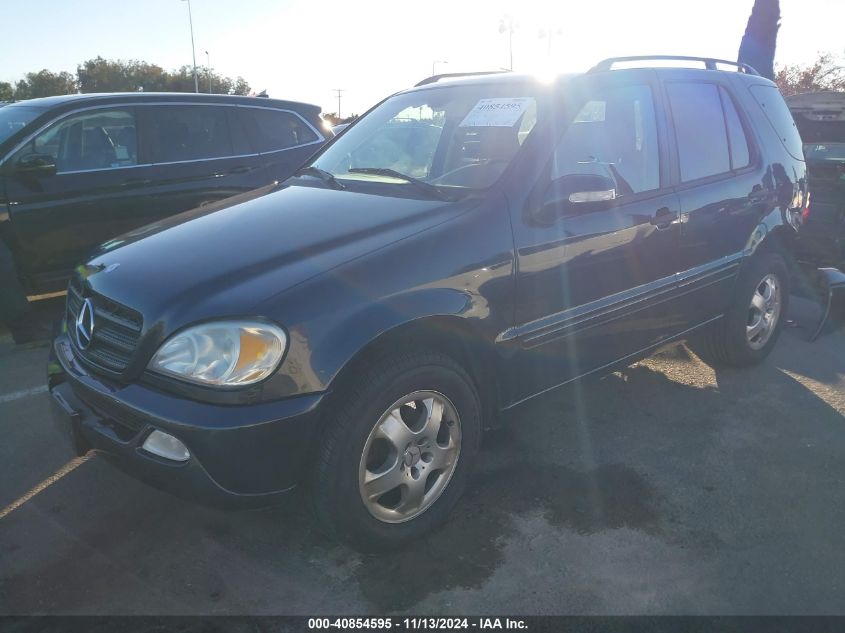 2002 Mercedes-Benz Ml 320 VIN: 4JGAB54E92A330715 Lot: 40854595