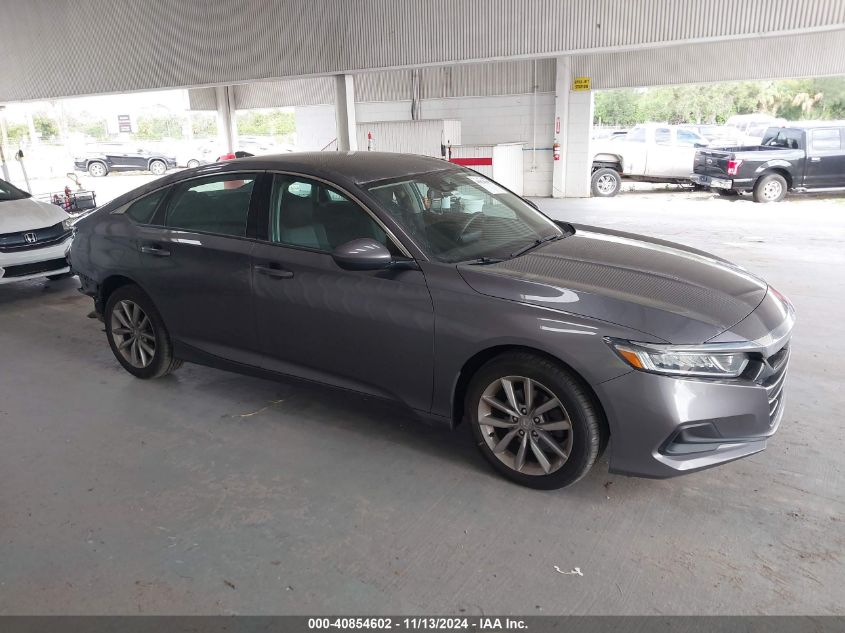 2021 Honda Accord Lx VIN: 1HGCV1F16MA047409 Lot: 40854602