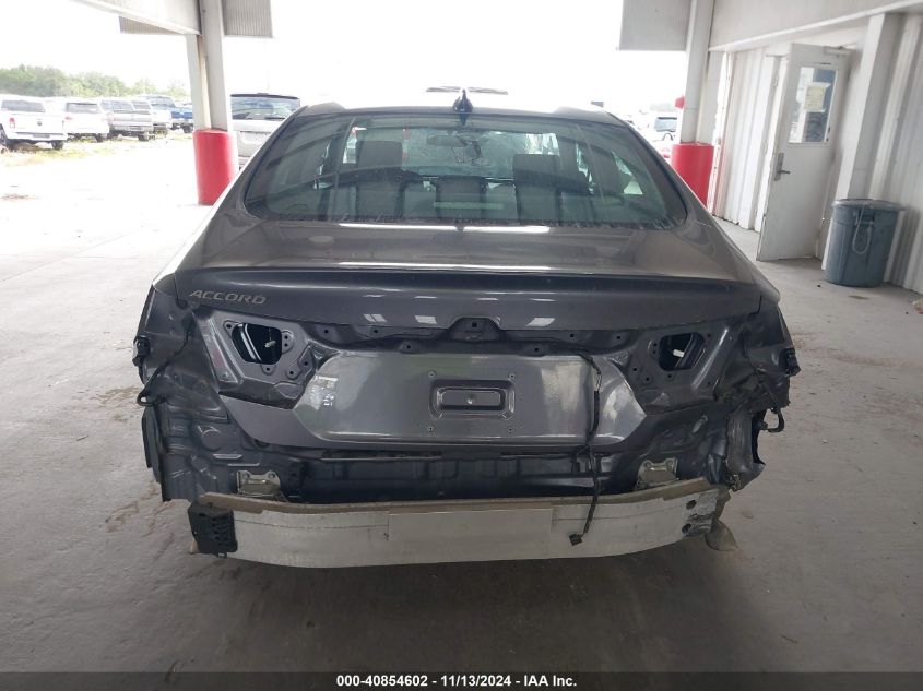 2021 Honda Accord Lx VIN: 1HGCV1F16MA047409 Lot: 40854602