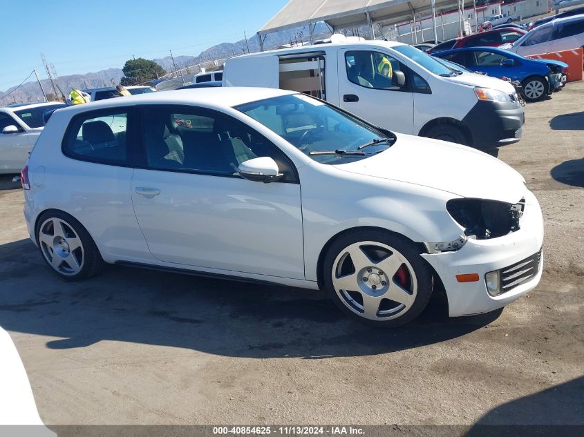 2011 Volkswagen Gti 2-Door VIN: WVWED7AJ0BW112470 Lot: 40854625