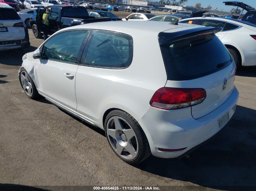 2011 Volkswagen Gti 2-Door VIN: WVWED7AJ0BW112470 Lot: 40854625