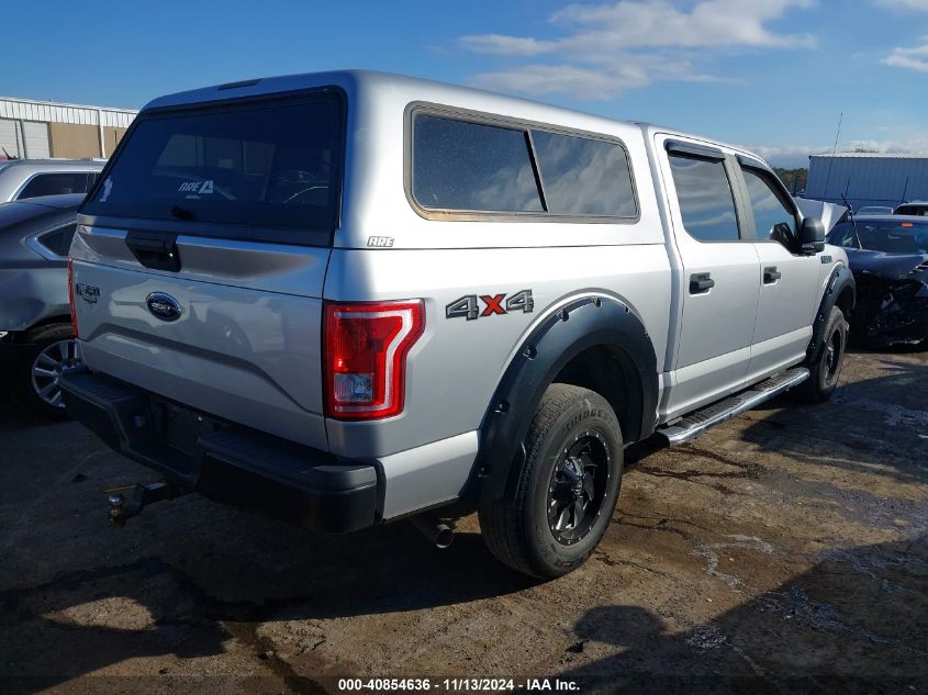 2017 Ford F-150 Xl VIN: 1FTEW1E86HFB07166 Lot: 40854636