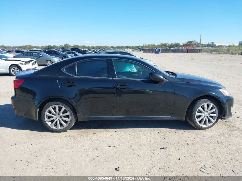 2008 Lexus Is 250 VIN: JTHCK262585024741 Lot: 40854649