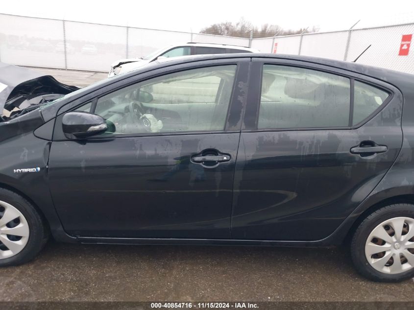 2013 Toyota Prius C Two VIN: JTDKDTB36D1541270 Lot: 40854716