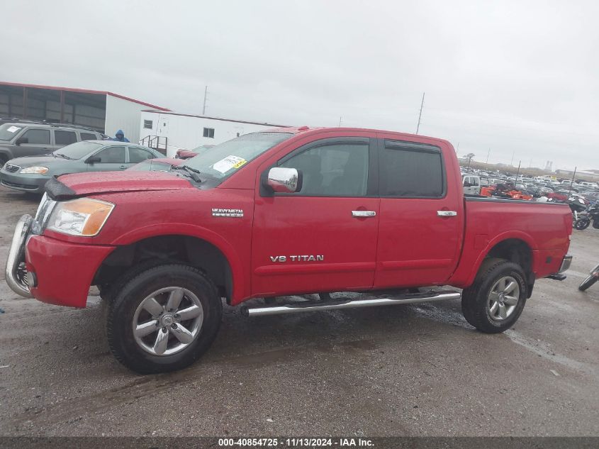 2012 Nissan Titan Sl VIN: 1N6AA0EC2CN300549 Lot: 40854725