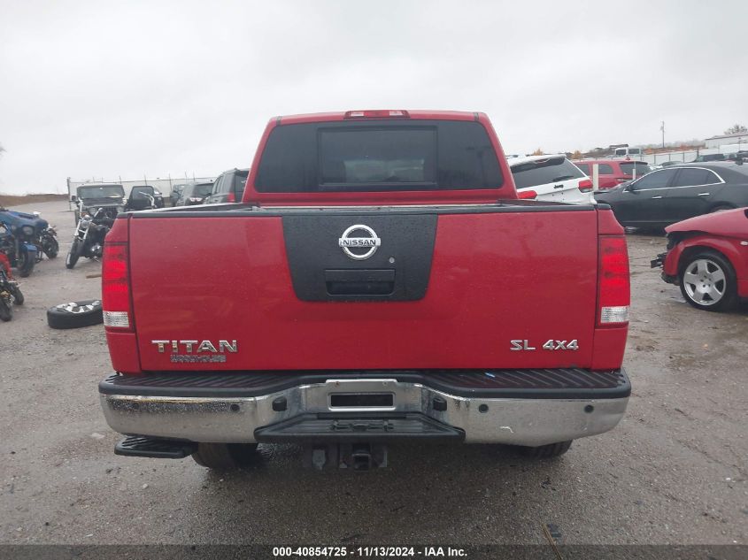 2012 Nissan Titan Sl VIN: 1N6AA0EC2CN300549 Lot: 40854725