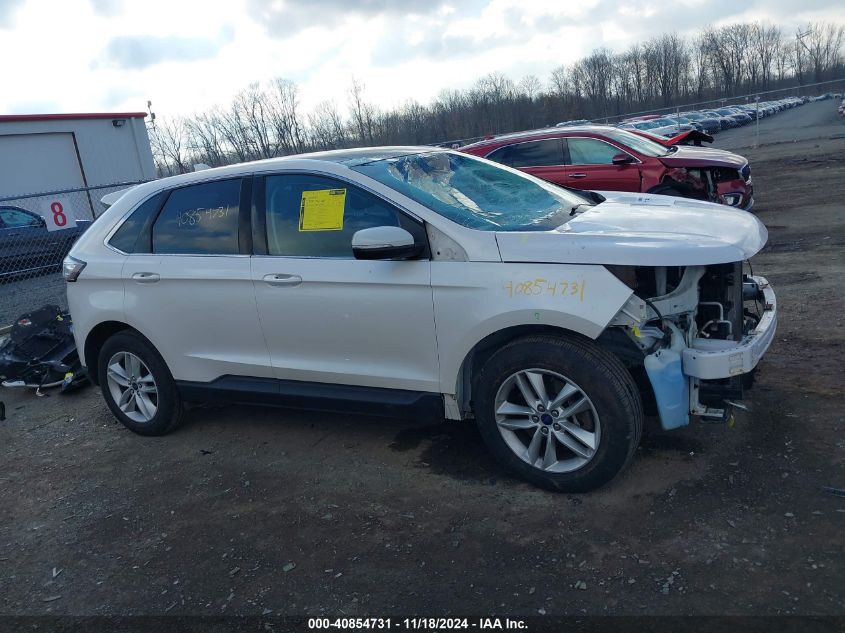 2015 Ford Edge Sel VIN: 2FMTK4J82FBB35857 Lot: 40854731