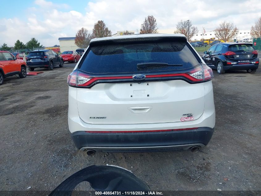 2015 Ford Edge Sel VIN: 2FMTK4J82FBB35857 Lot: 40854731