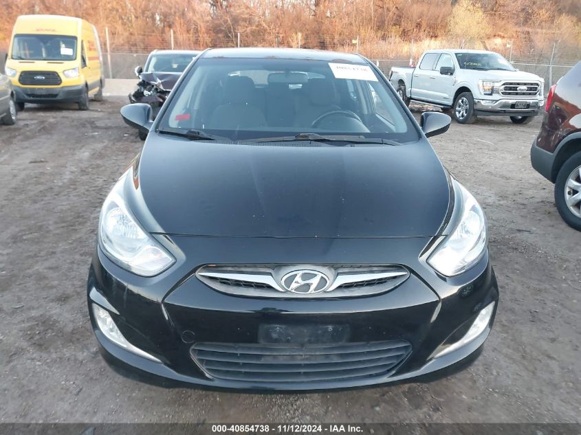 2012 Hyundai Accent Se VIN: KMHCU5AE8CU029182 Lot: 40854738