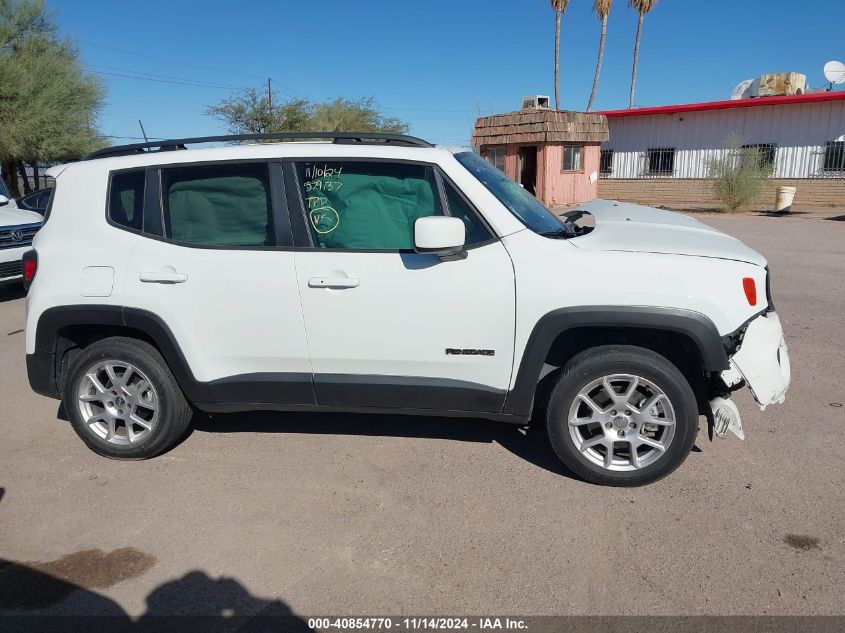 2019 Jeep Renegade Latitude 4X4 VIN: ZACNJBB16KPK03618 Lot: 40854770