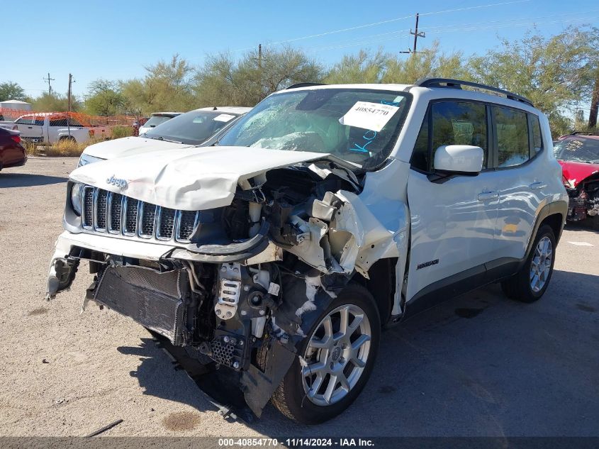 2019 Jeep Renegade Latitude 4X4 VIN: ZACNJBB16KPK03618 Lot: 40854770