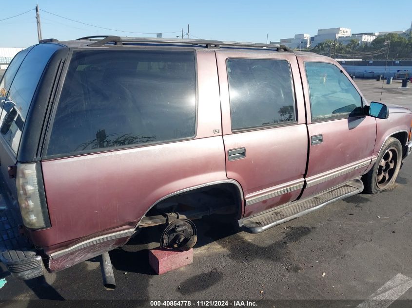 1996 Chevrolet Tahoe C1500 VIN: 1GNEC13R9TJ347524 Lot: 40854778