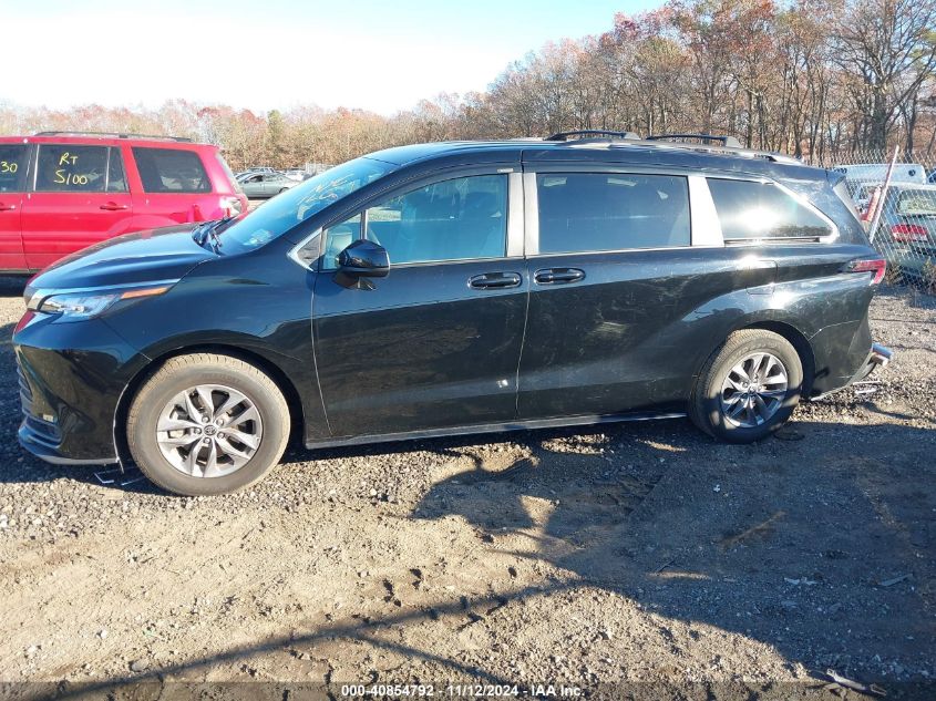 2023 Toyota Sienna Le VIN: 5TDKRKEC1PS139462 Lot: 40854792