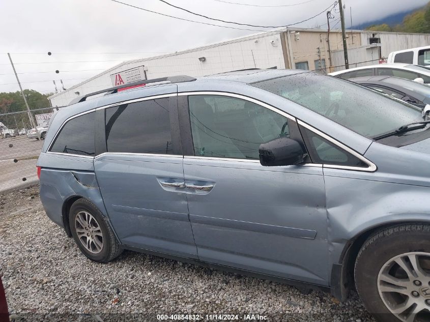 2011 Honda Odyssey Ex-L VIN: 5FNRL5H69BB060755 Lot: 40854832